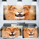 Designart 'angry Lion' Animal Metal Wall Art - Bed Bath & Beyond - 11845695