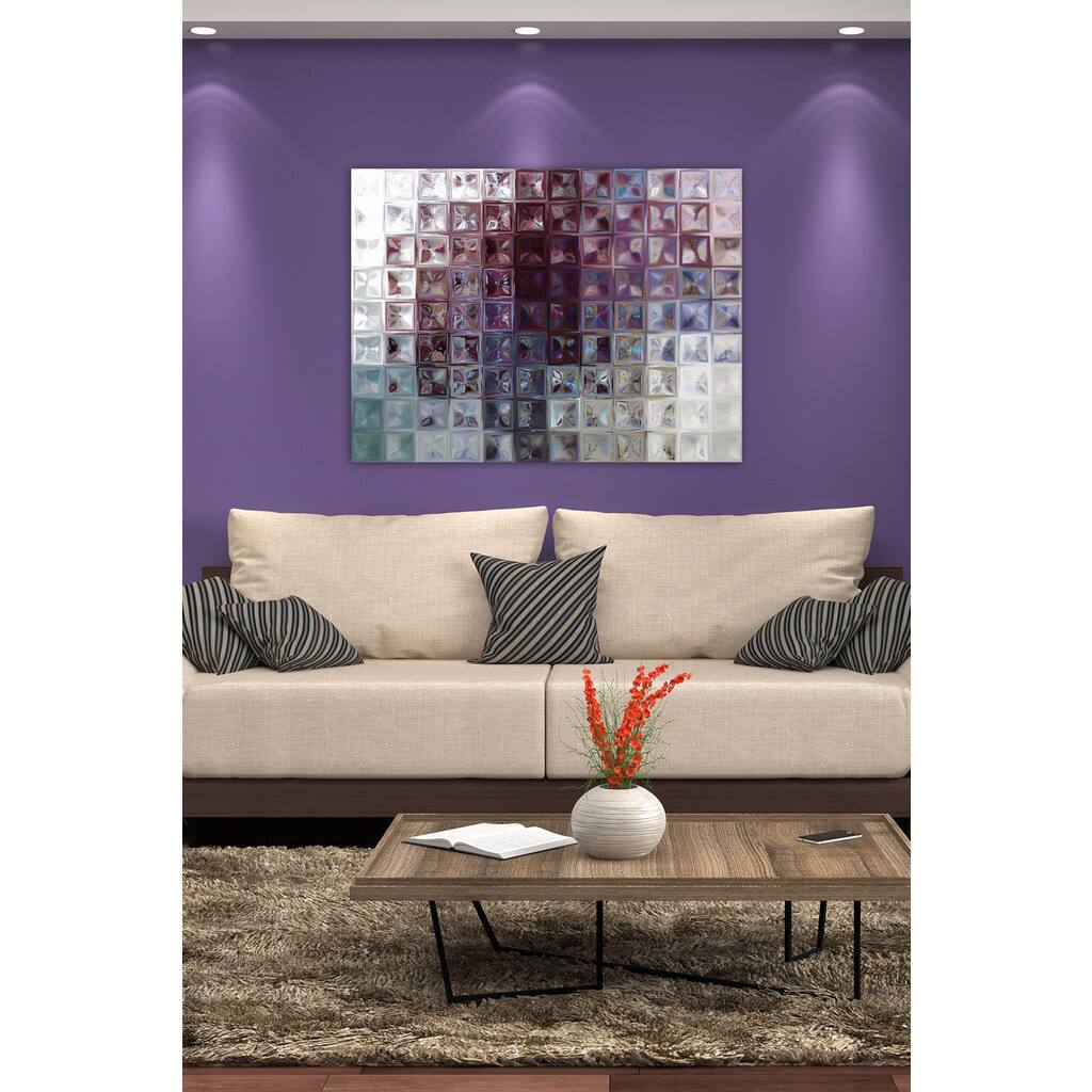 Mark Lawrence 'Tile Art #7, 2015.' Giclee Stretched Canvas Wall Art