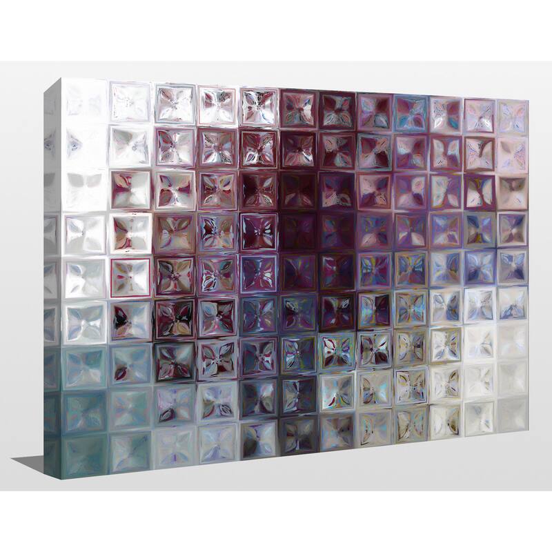 Mark Lawrence 'Tile Art #7, 2015.' Giclee Stretched Canvas Wall Art