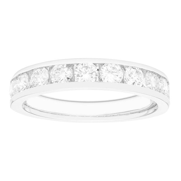 Boston Bay Diamonds 14k White Gold 1ct TDW Diamond Anniversary Band. Opens flyout.