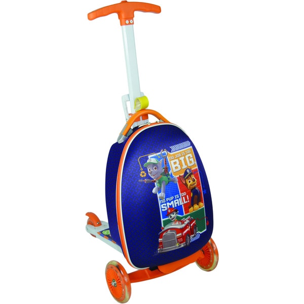 paw patrol scootin suitcase