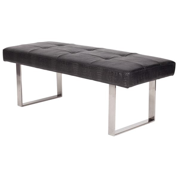 slide 2 of 13, Chic Home Wayne Square-leg Bench