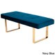 preview thumbnail 5 of 11, Chic Home Wayne Square-leg Bench