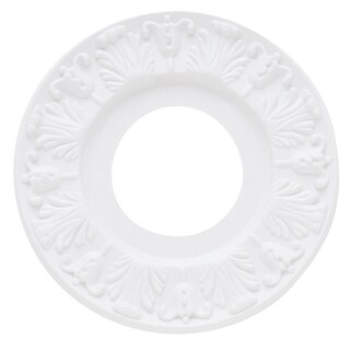thumbnail image 2 of Westinghouse 7702700 10-Pack Victorian Molded Plastic Ceiling Medallions – White 2 of 5
