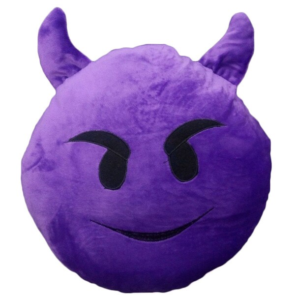 plush purple pillow