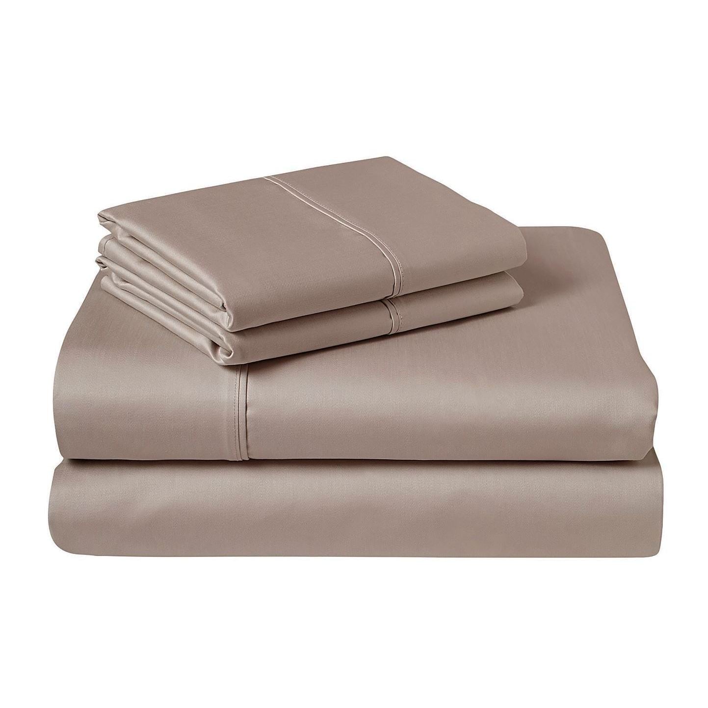 Extra Deep Pocket Premium Fitted sheet Organic Cotton 600 TC Stripe Color