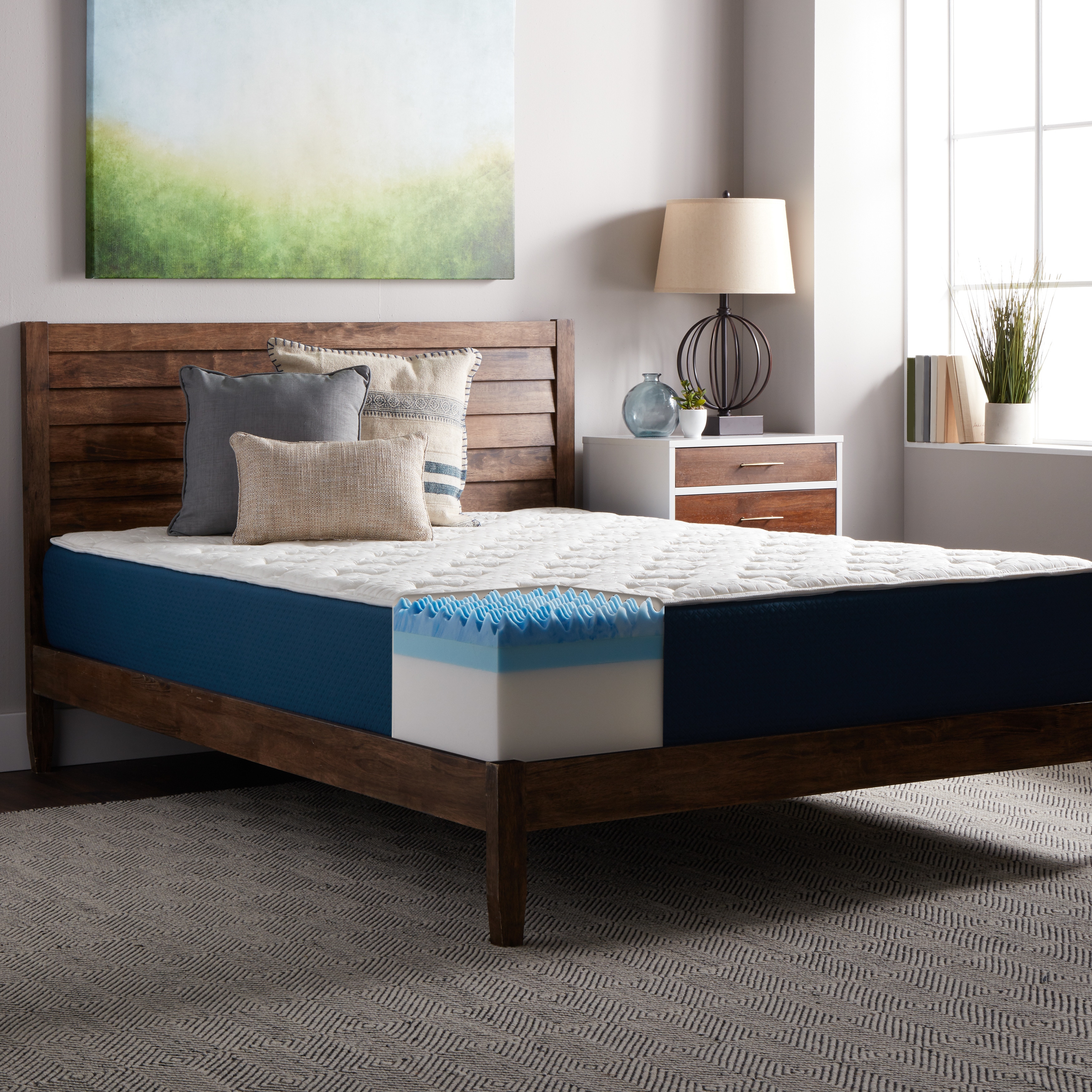 12 memory foam mattress