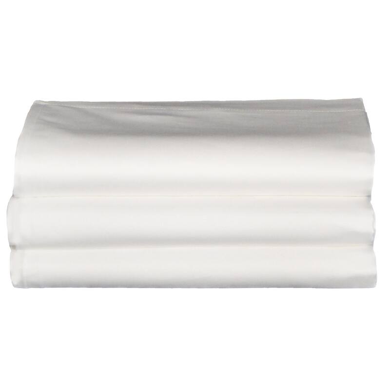 Pyramid Blend 200 Thread Count Deep Pocket 3 pack Flat Sheet Bed Bath