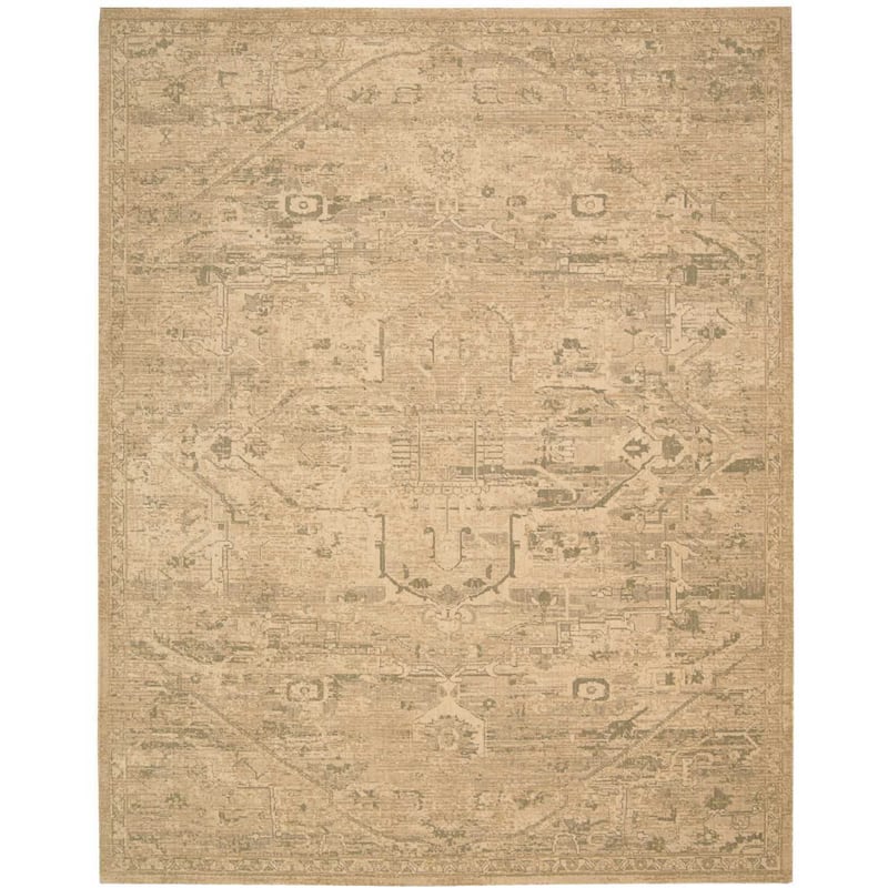 Nourison Silk Elements Area Rug - 5'6" x 8' - Beige - Rectangle