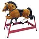 preview thumbnail 1 of 2, PonyLand Toys Spring Horse With Sound - Brown