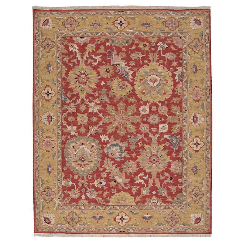 Nourison Nourmak Traditional Soumak Area Rug - 7'10" x 9'10" - Rust - Rectangle