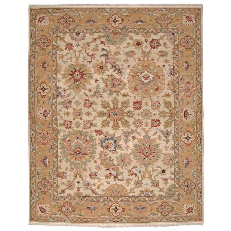 Nourison Nourmak Traditional Soumak Area Rug - 9'10" x 13'10" - Beige - Rectangle