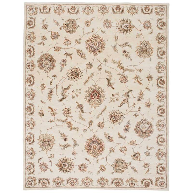Nourison Hand-tufted Area Rug - 7' 9" x 9' 9" - Beige - Rectangle