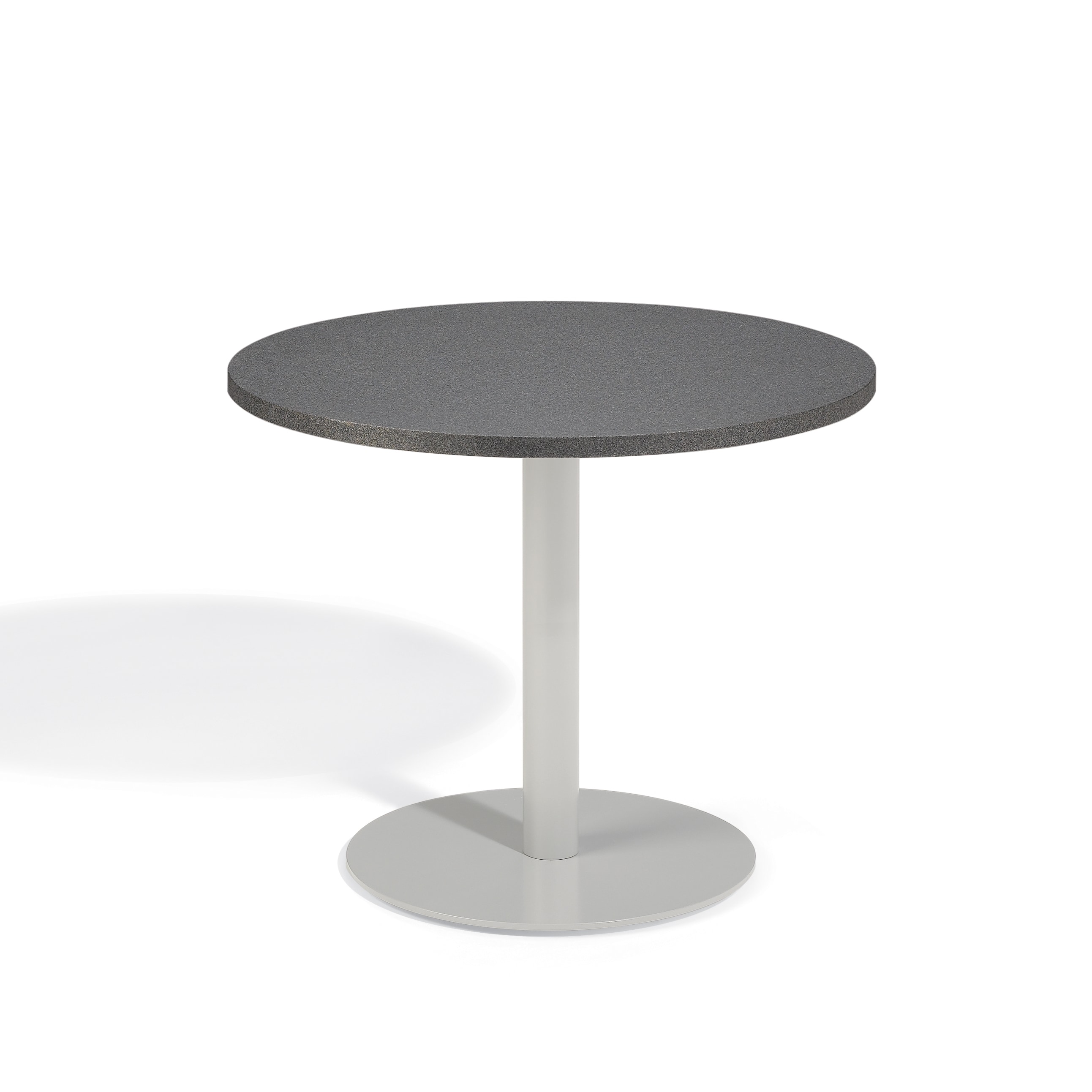 Oxford Garden Travira 36 Inch Round Alstone Graphite Bistro Table Overstock 11851633 Oxford Garden Travira 36 Inch Round Alstone Graphite Bistro Table Overstock 11851633