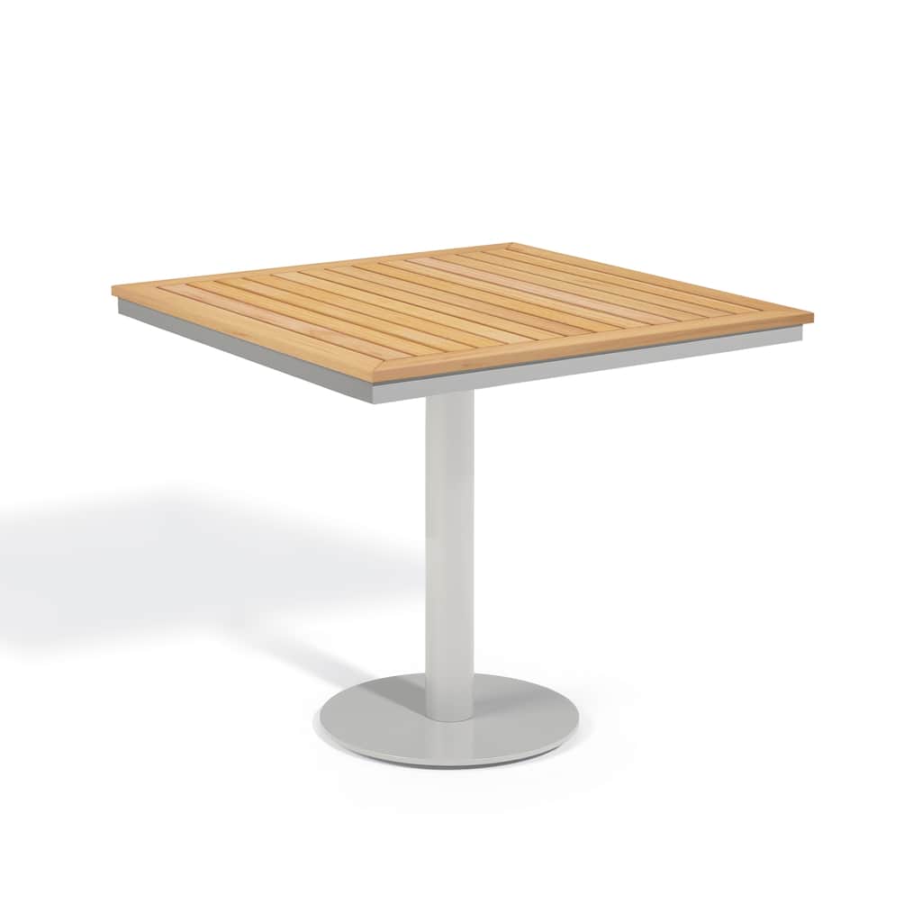 Oxford Garden Travira 32 inch Square Teak Bistro Table