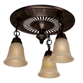 Hunter Garden District Oil-rubbed Bronze Bathroom Exhaust Fan