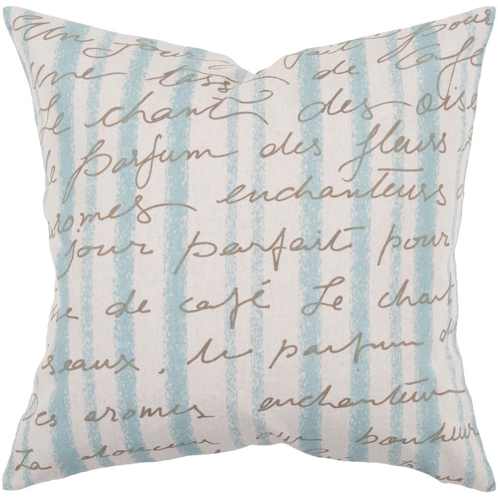 Decorative Nichole 22-inch Poly or Feather Down Filled Throw Pillow