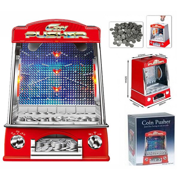 Deluxe 2016 Edition Mini Coin Pusher Arcade Machine Free Shipping Today 18754295