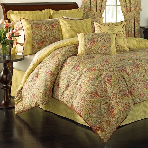 Shop Waverly Swept Away Paisley Comforter Set Free Shipping