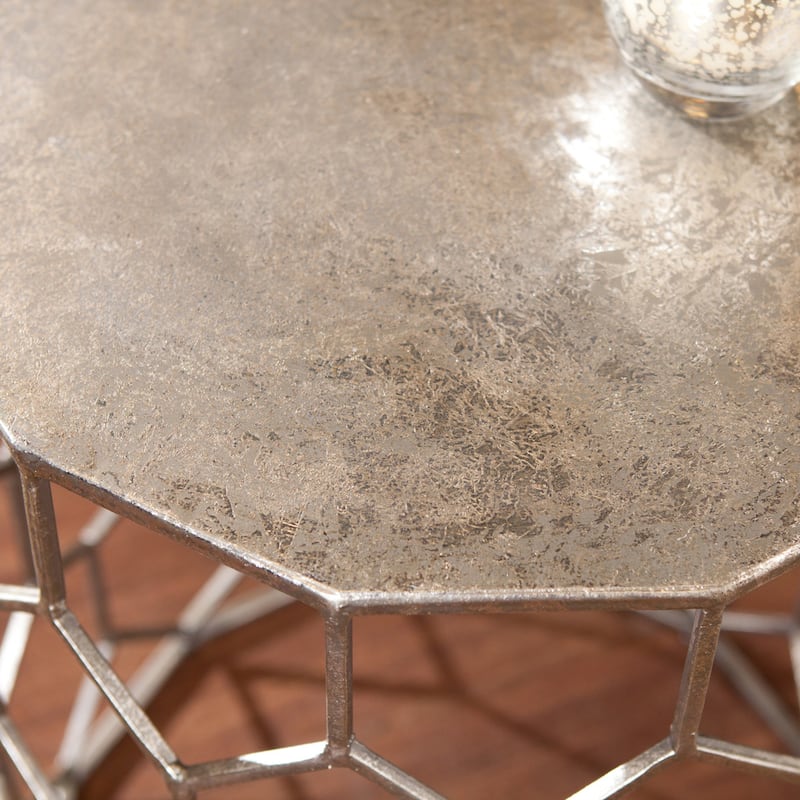 SEI Furniture Christopher Metal Side Table