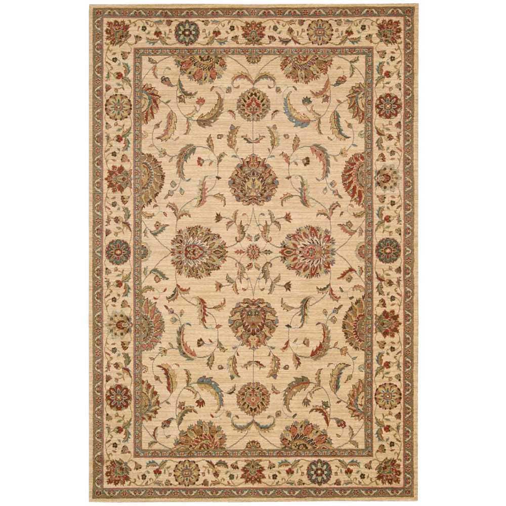 Nourison Living Treasures Persian Border Floral Area Rug
