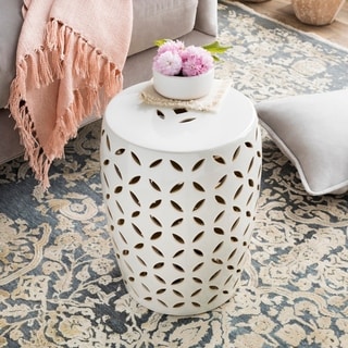 Kelsey Ceramic Indoor/ Outdoor Decorative Stool