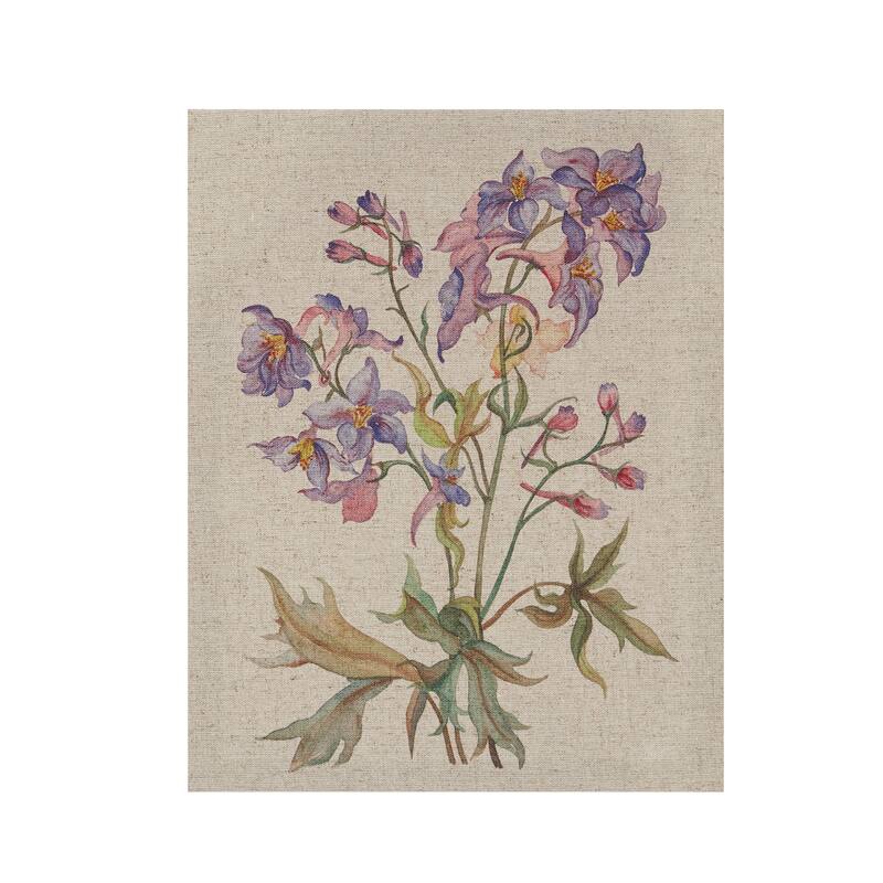 Madison Park Linen Botanicals Illustration 3-piece Canvas Wall Art Set - Multi