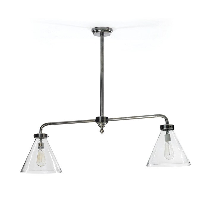 Dual Funnel Chandelier (Hip Vintage Garrison Light) - Chandeliers For Bedrooms by Overstock.com