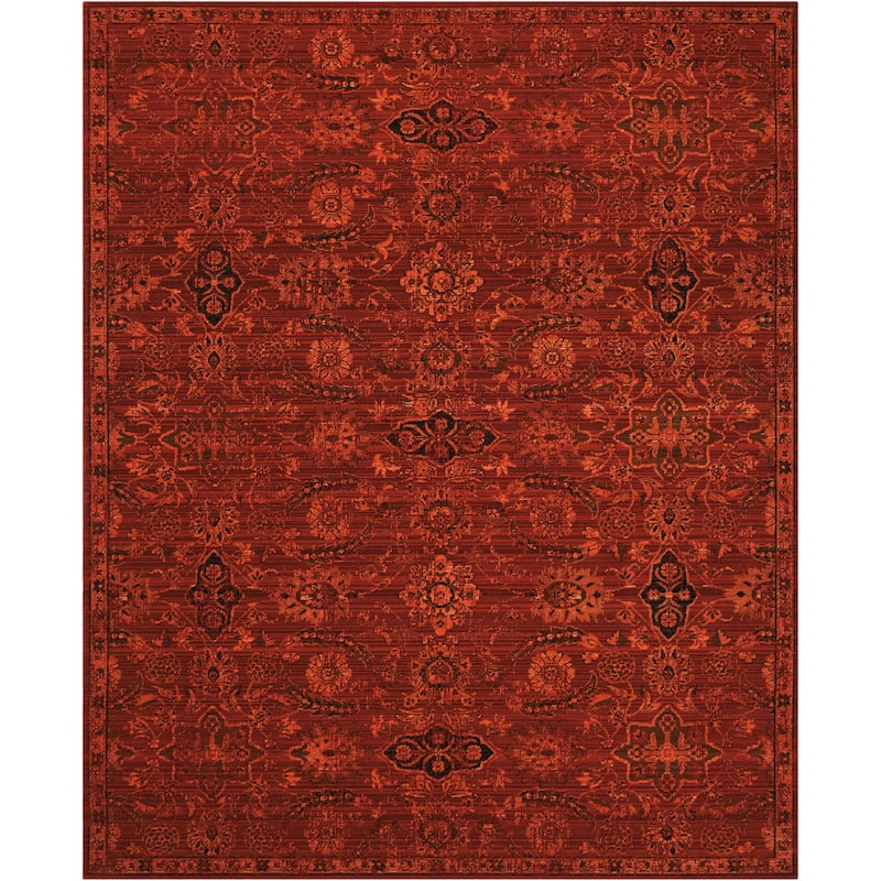 Nourison Timeless TML07 Area Rug - 7'9" x 9'9" - Red - Rectangle
