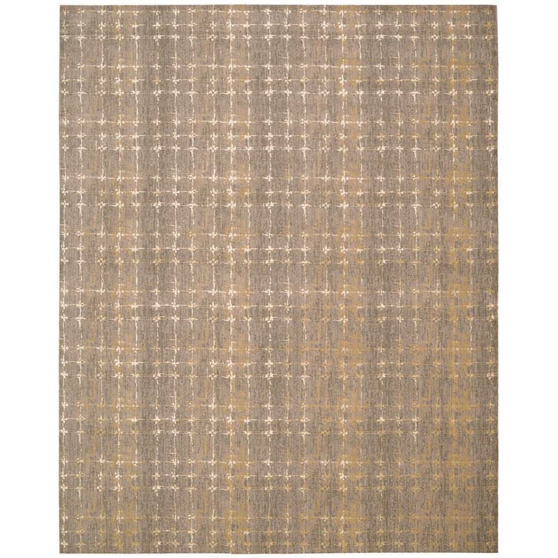 Nourison Silken Allure SLK07 Area Rug - 9'9" x 13'9" - Grey - Runner/Rectangle