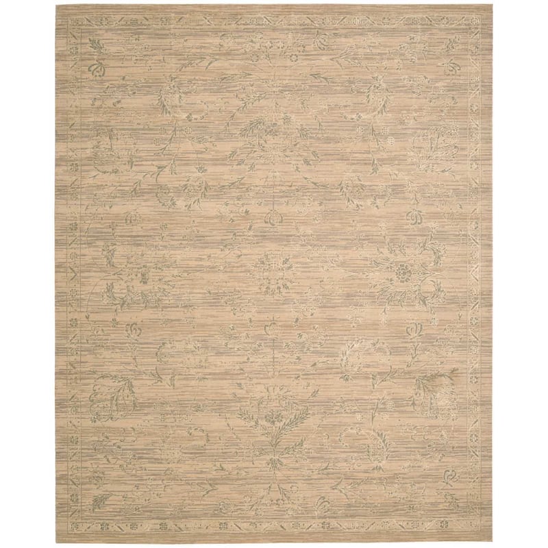 Nourison Silk Elements Area Rug - 5'6" x 8' - Beige - Runner/Rectangle