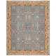 preview thumbnail 22 of 27, Nourison Nourmak Traditional Border Area Rug 8' 10" x 11' 10" - Blue - Runner/Rectangle