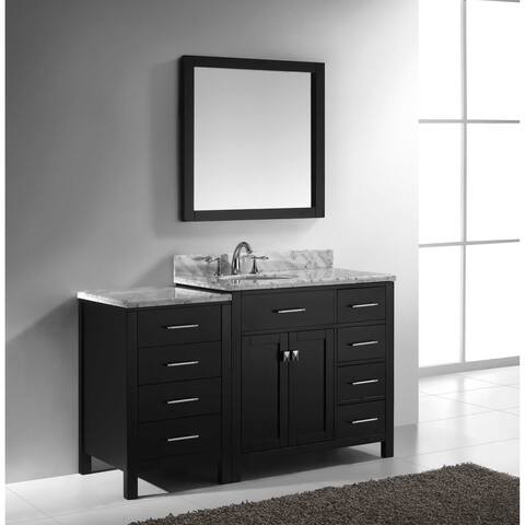 57 Inch Bathroom Vanities Vanity Cabinets Online At Caroline Parkway 57 In Single Left Sink Vanity W Marble Top