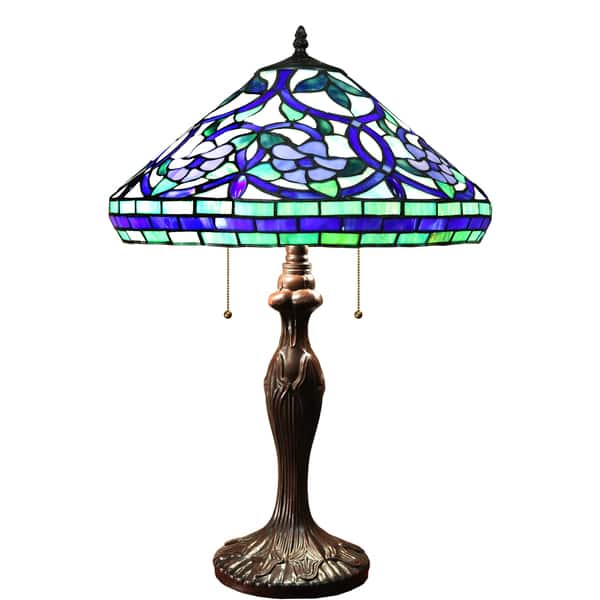 Warehouse Of Tiffany Multicolored Stained-glass 16-inch Tiffany-style ...