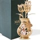 preview thumbnail 5 of 15, Goldplated Matashi Crystal Tulips with Butterfly in a Vase Tabletop Ornament (2 Color Choices)
