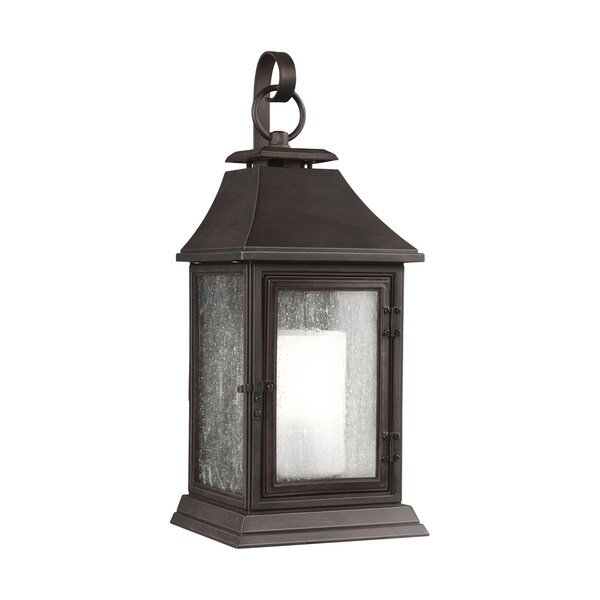 Feiss 1 - Light Outdoor Sconce, Heritage Copper. Opens flyout.