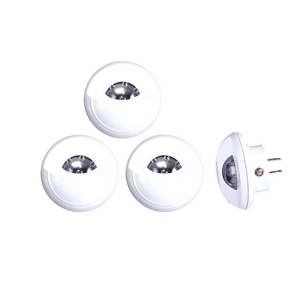 Shop LED Concepts White Plastic Nightsensor Swivelhead LED Lights