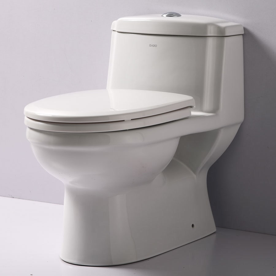 1-Piece EAGO TB222 Dual Flush Eco-Friendly Ceramic Toilet
