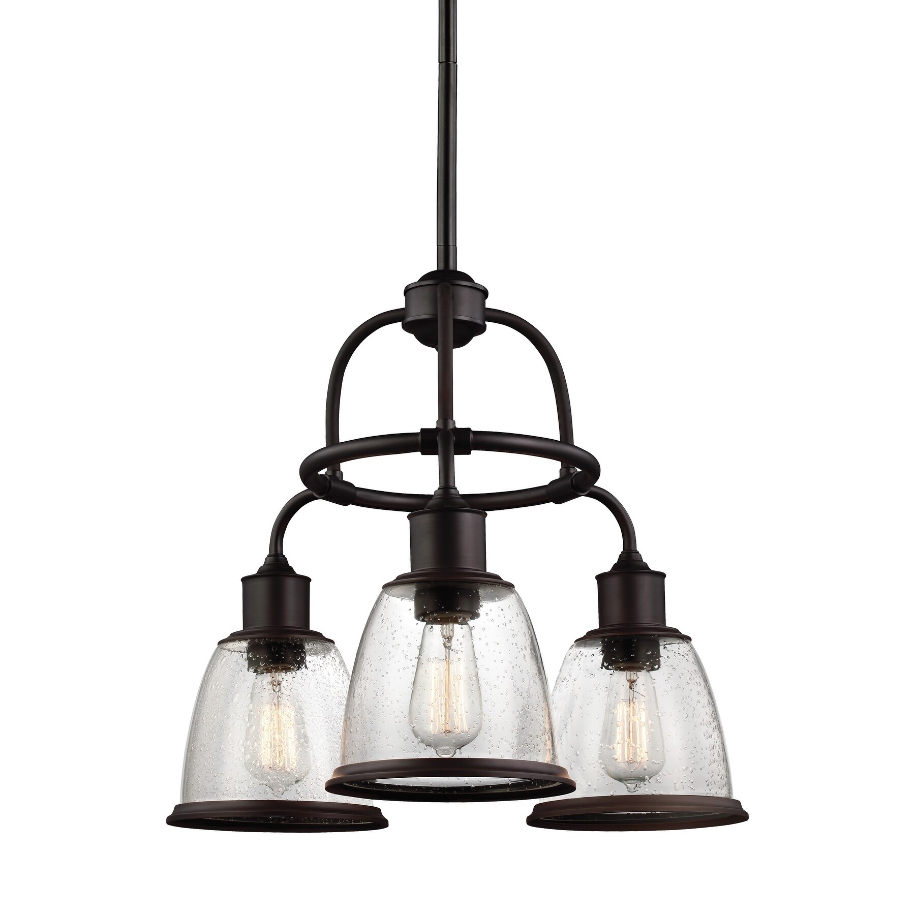 Feiss 3 Light Oil Rubbed Bronze Chandelier (3 - Light Chandelier) - Chandeliers For Bedrooms by Overstock.com