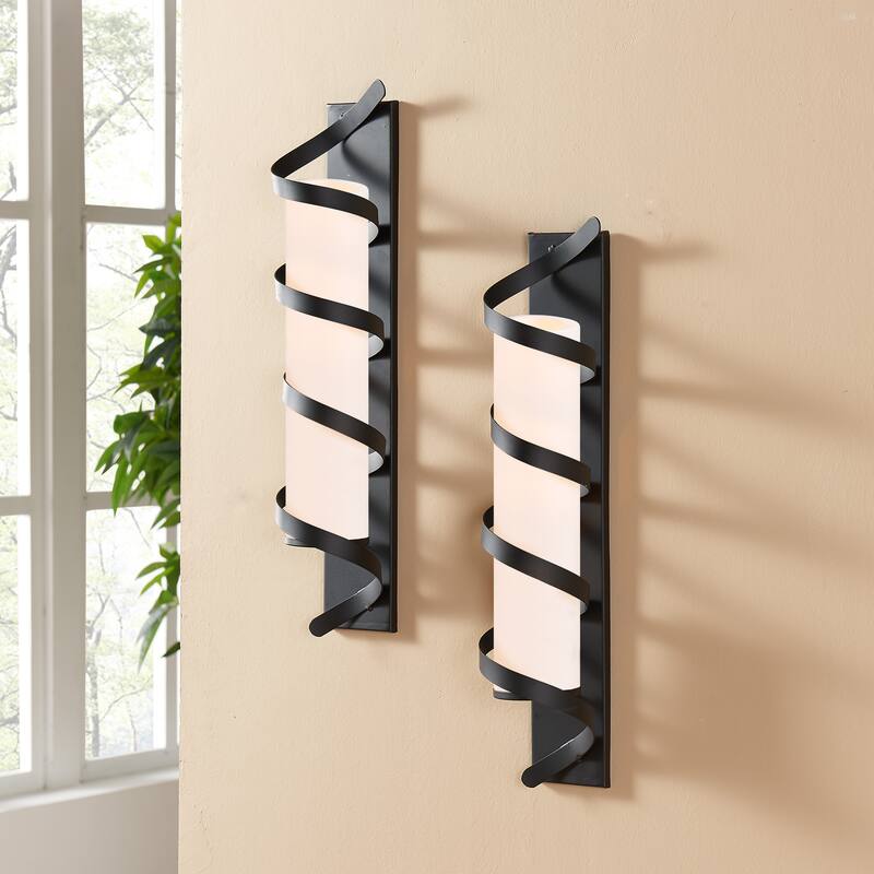 Danya B. Wrap Around Metal Candle Sconces (Set of 2)