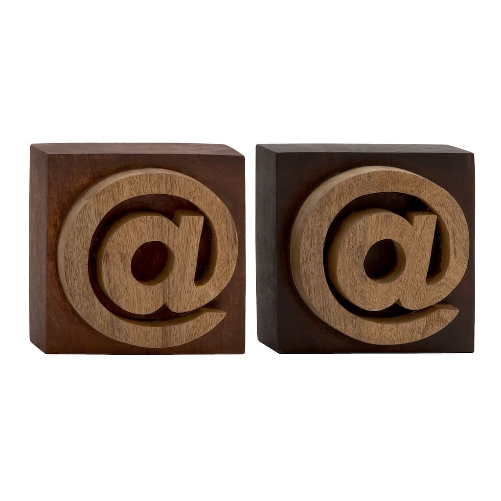 Unique Wood Block Symbol 2 Assorted