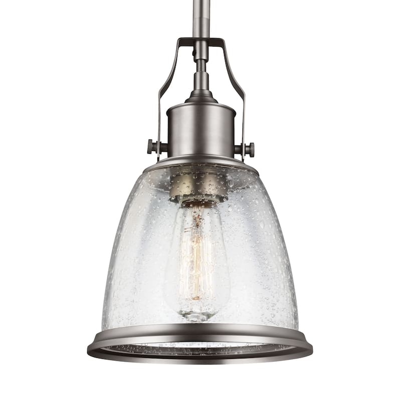 Feiss Mini 1-light Satin Nickel Pendant