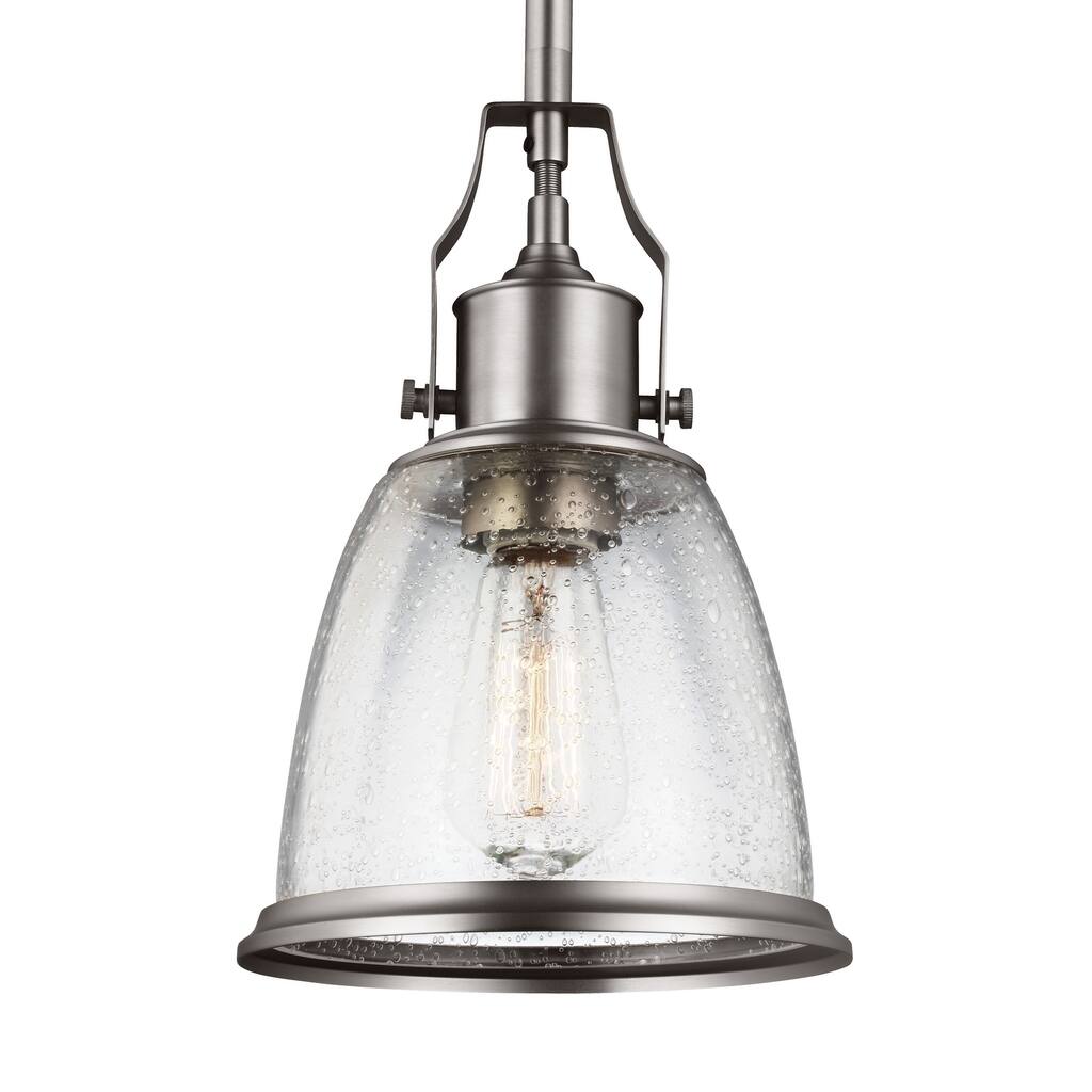 Feiss Mini 1-light Satin Nickel Pendant
