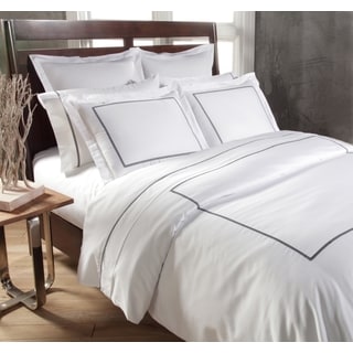Links 3 Piece Embroidered 300 Thread Count Egyptian Cotton Sa Links 3 Piece Embroidered 300 Thread Count Egyptian Cotton Sa Duvet Set