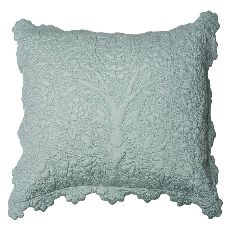 Aleah Aqua Sham - Euro Square