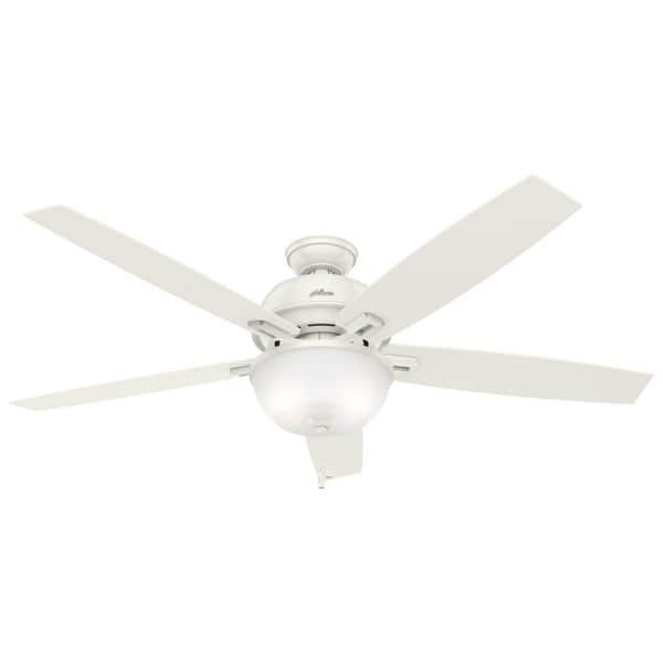 Shop Hunter Fan Donegan Collection 60 Inch Fresh White 5 Blade