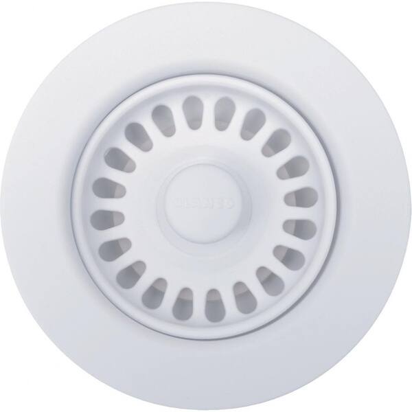 slide 1 of 1, Blanco White 3.5-inch x 3.5-inch x 2-inch Basket Strainer