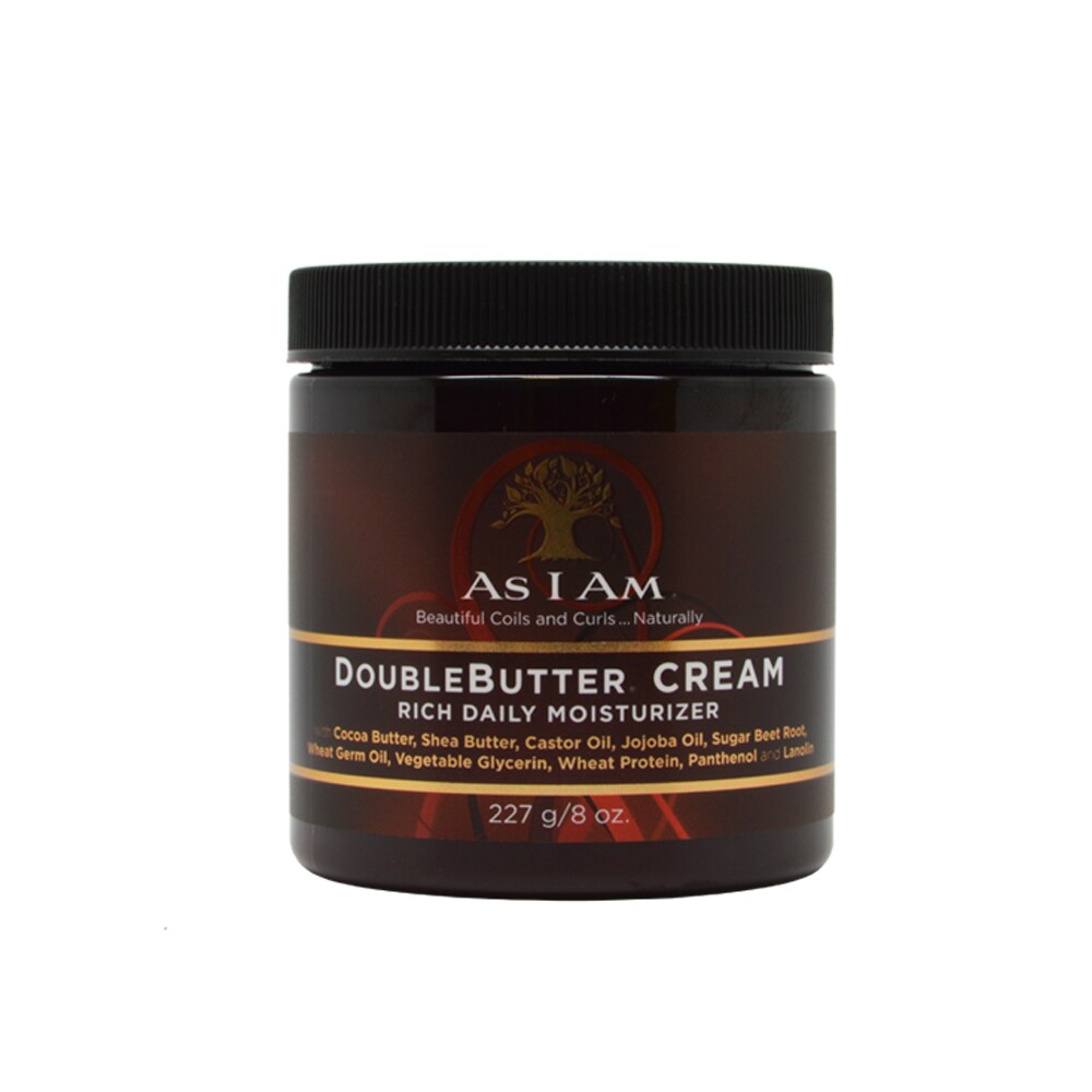 Shop As I Am 8 Ounce Double Butter Cream Rich Daily Moisturizer Overstock