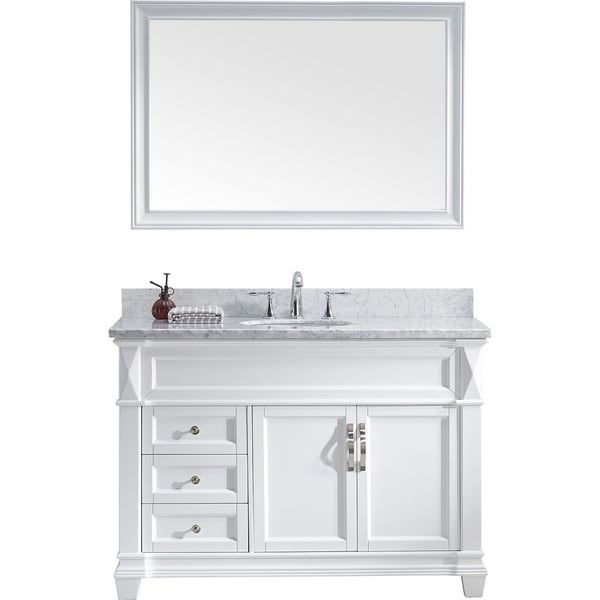 Virtu USA Victoria 48-inch Single Bathroom Vanity Set with Faucet
