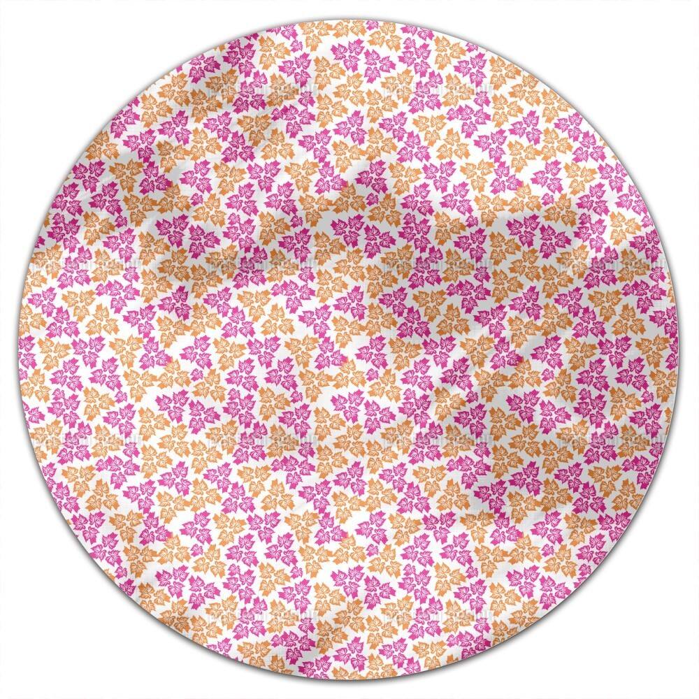 Leaf Trio Round Tablecloth - Overstock - 11860837